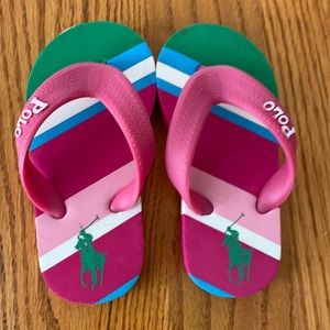 Ralph Lauren toddler flip flops